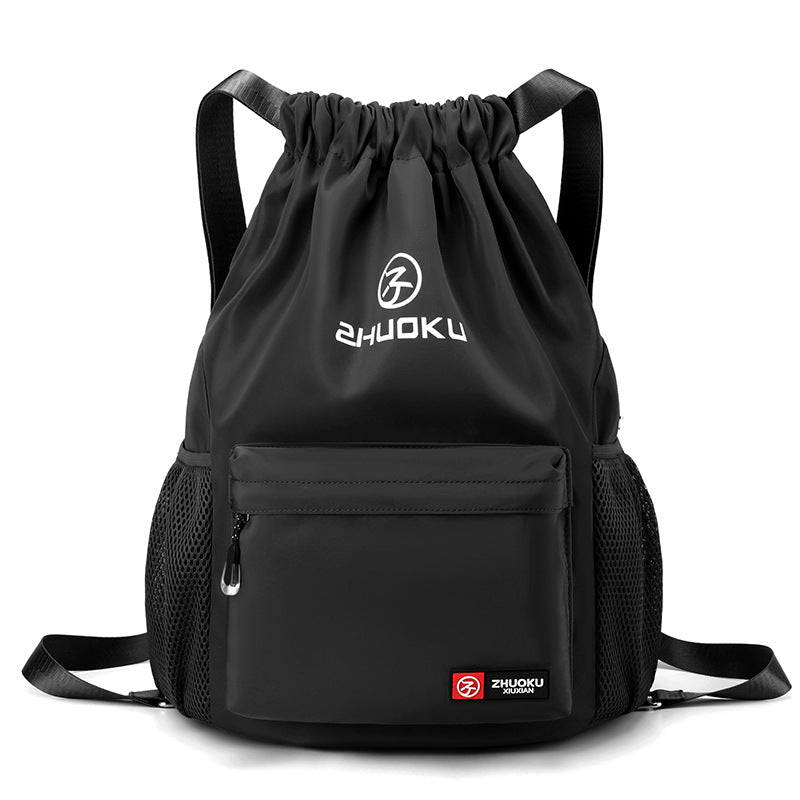 Casual Oxford Cloth Drawstring Backpack