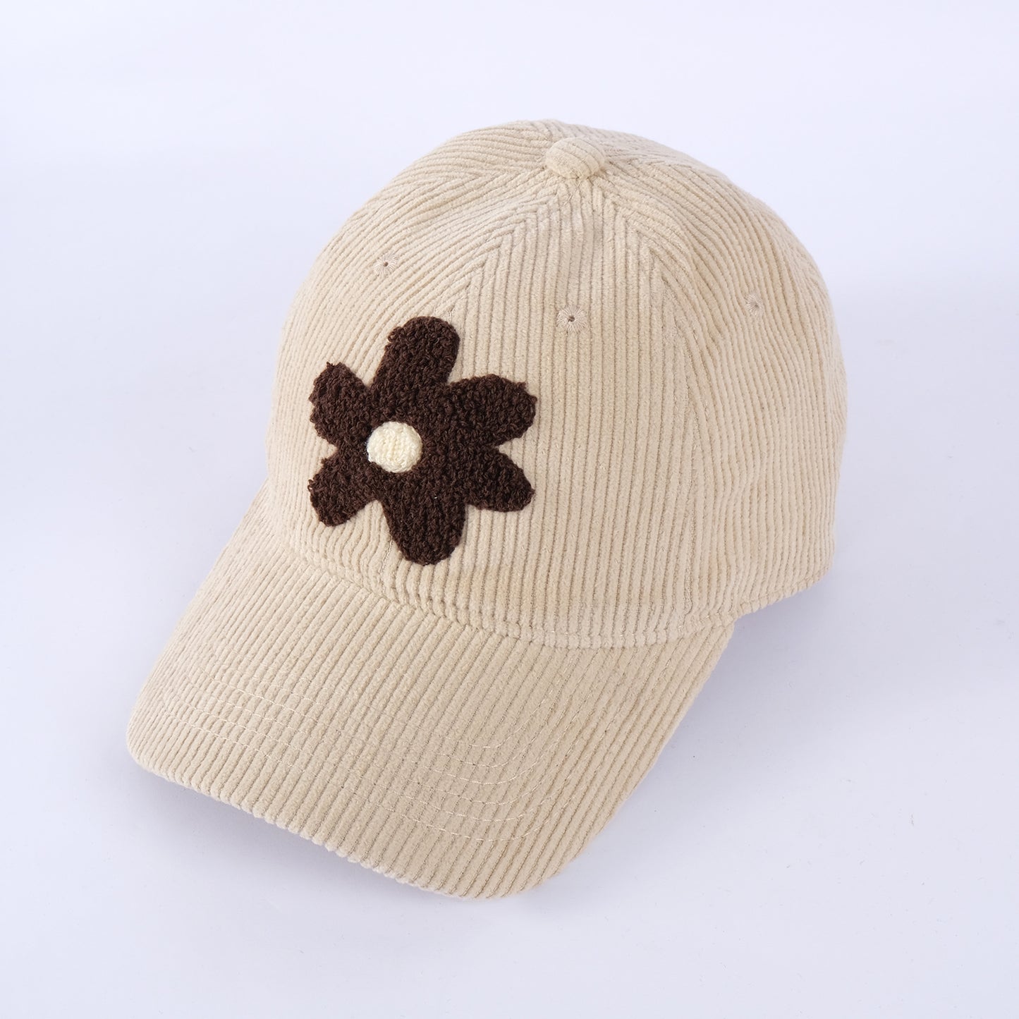 Letter Embroidery Baseball Cap Sun-proof Wide Brim Face-looking Same