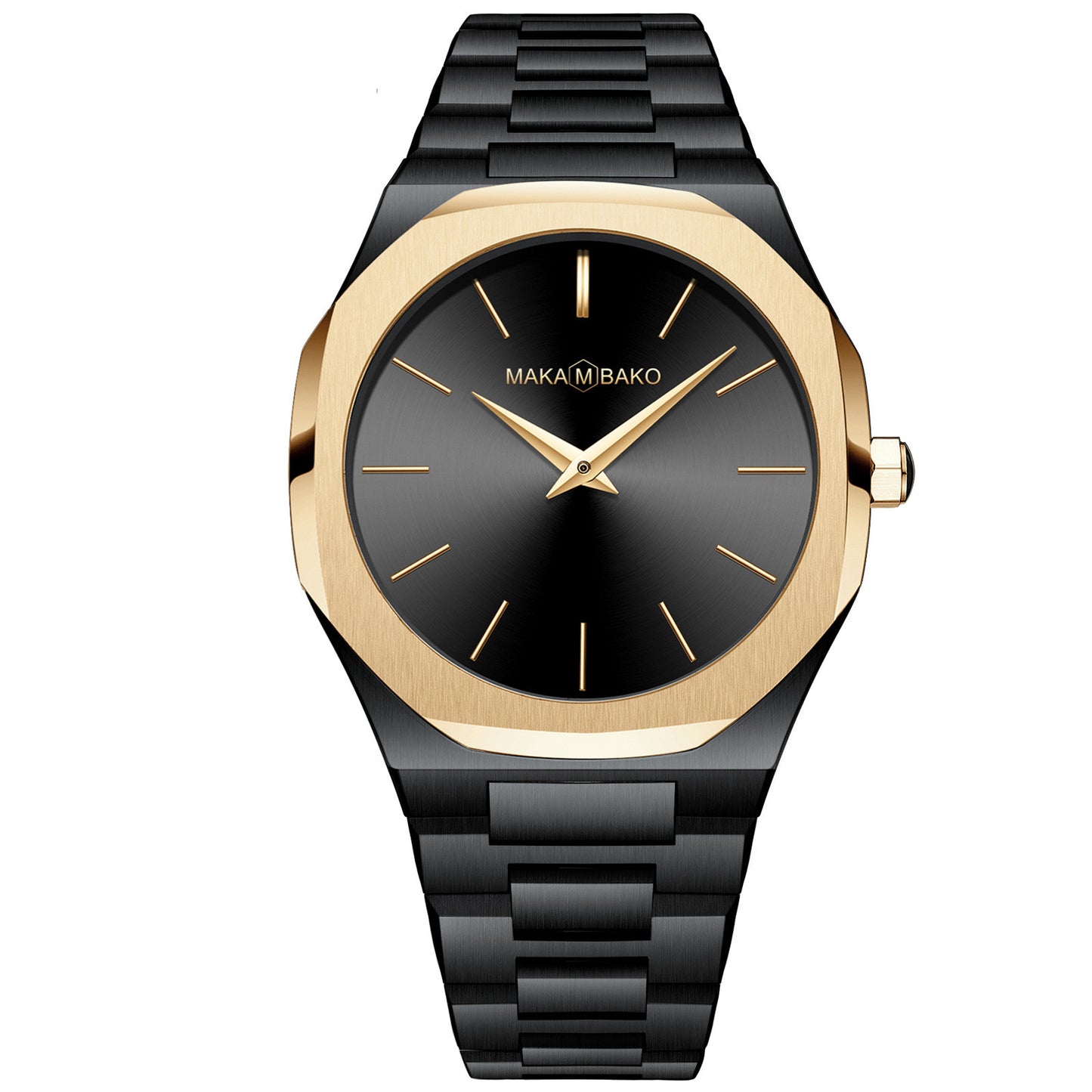 Simple stainless steel quartz watch