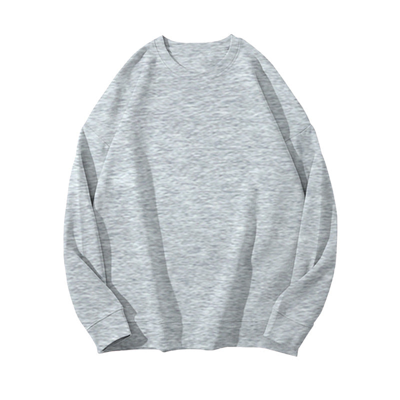 Dame Sweater i Ensfarvet med Pelsdetaljer