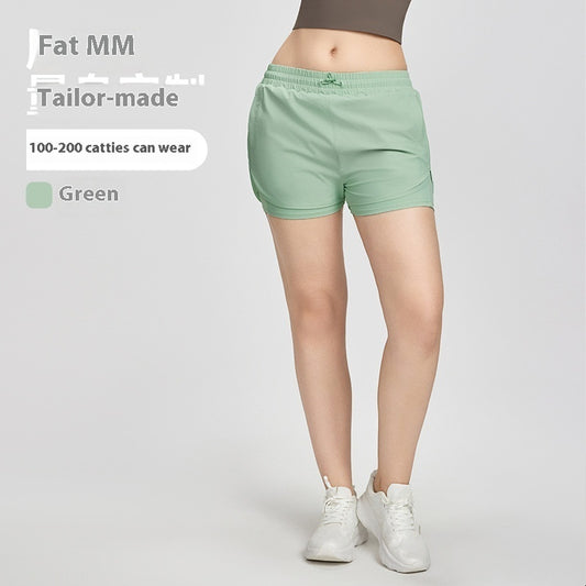 Udendørsbeklædning Anti-udsættelse Lomme Snøre Yoga Shorts