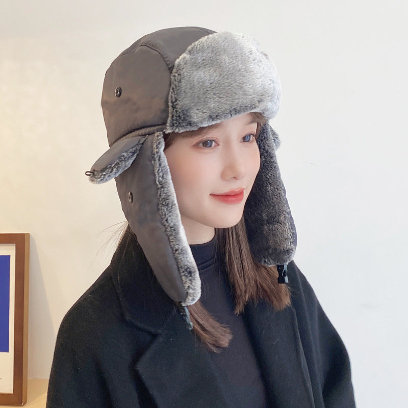 Women's Fashion Personality Plush Thickened Hat