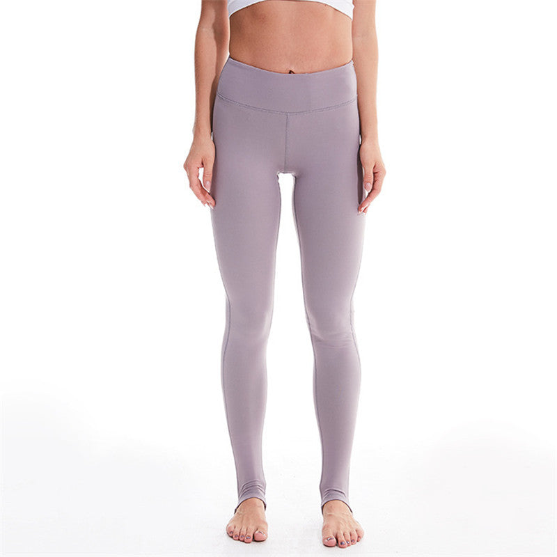 Nylon high-elastic yoga step pants