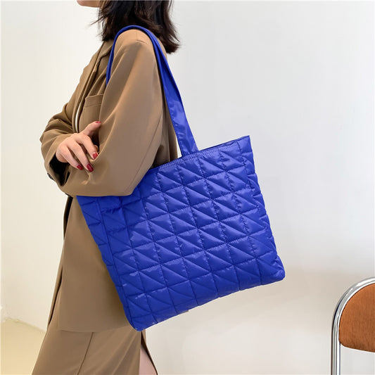 Simple Urban Large Capacity Women's Simple Embroidery Bag