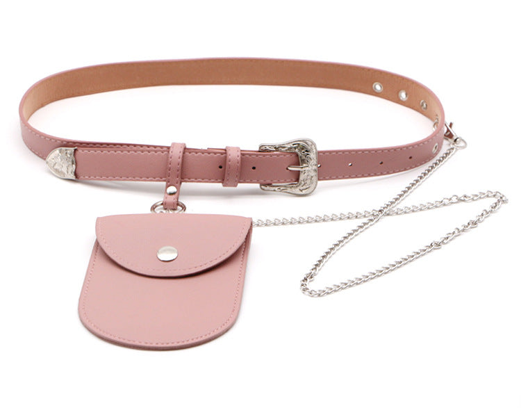 Vintage carved lady leash