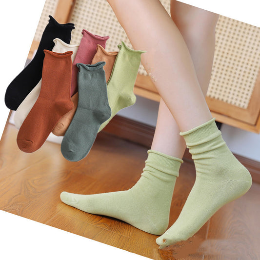 British women's cotton socks