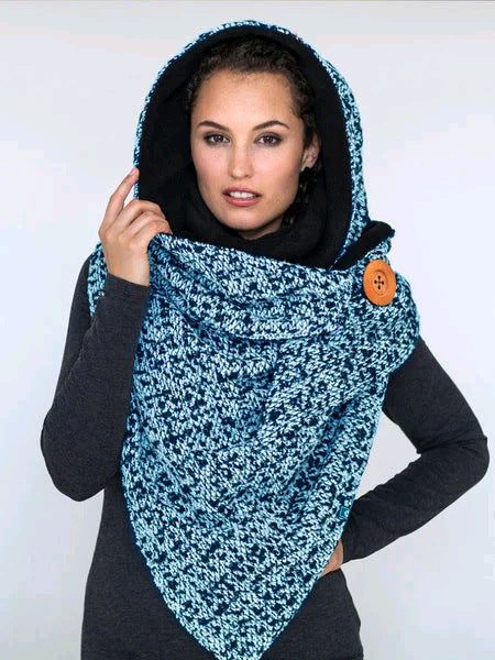 Cashew Flower Pattern Triangle Neck Scarf