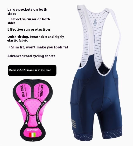 Summer And Autumn Breathable High Belt Pocket Sun-proof Road Bike Overalls