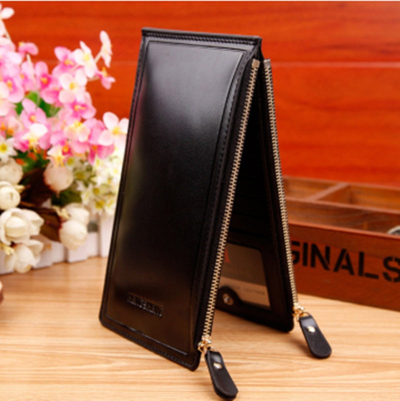 Multi - clip Wallet Female Ultra-thin Card Sleeve