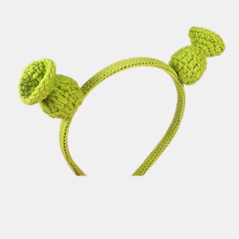 Shrek Green Handmade Wool Crocheted Head