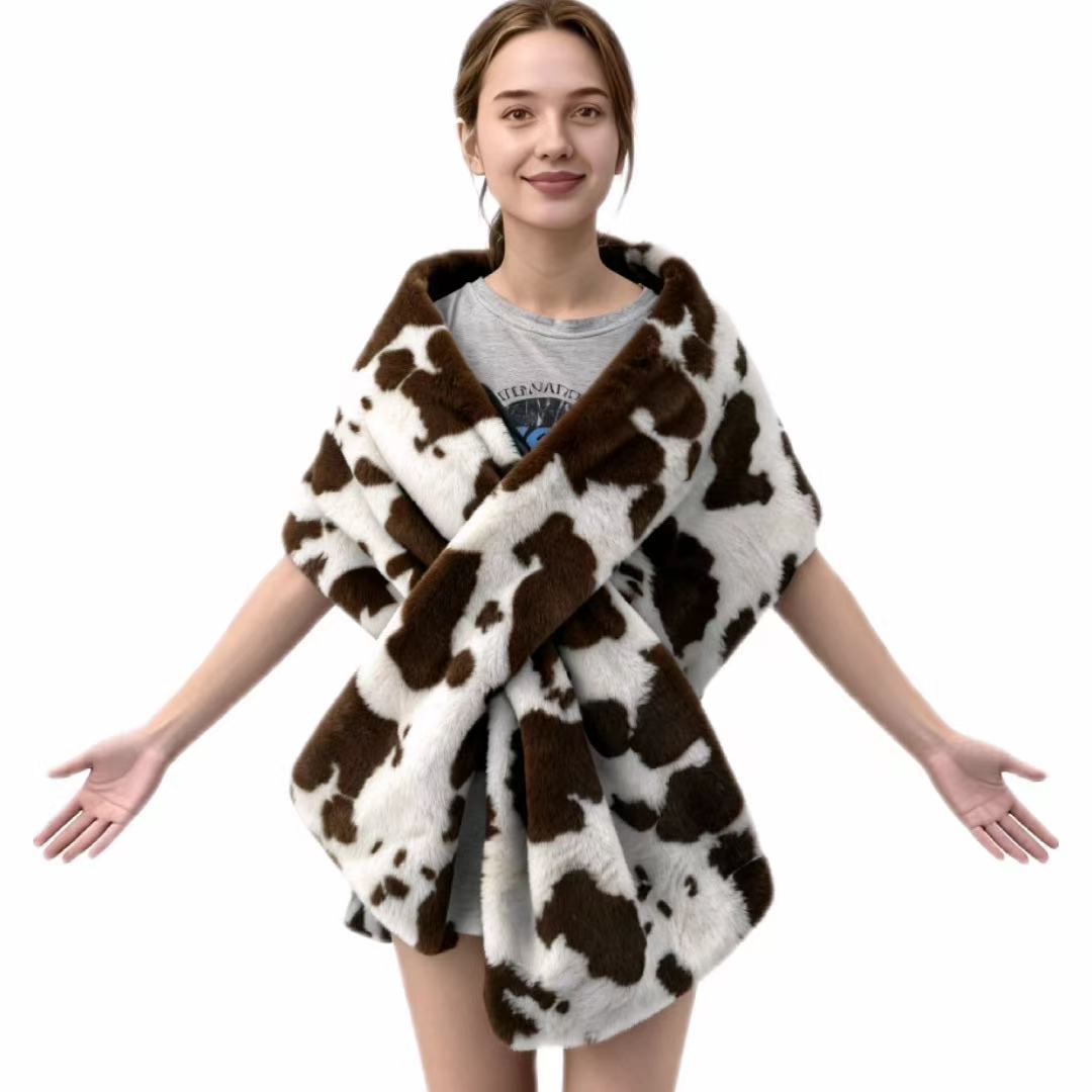 Women's Plush Scarf Shawl