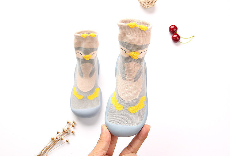 Cartoon Male And Female Baby Toddler Socks Non-slip