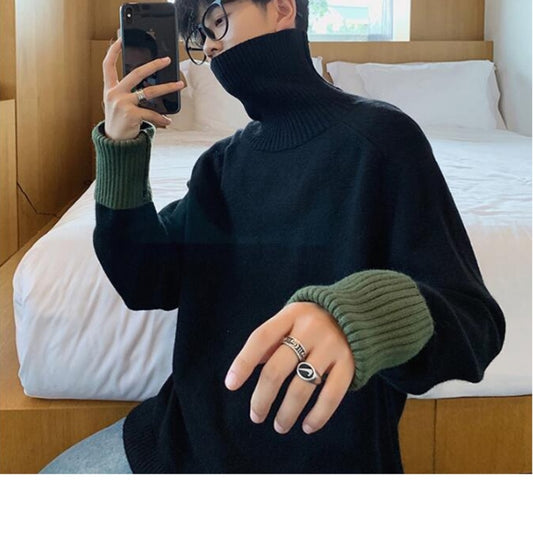 Solid color loose tide sweater