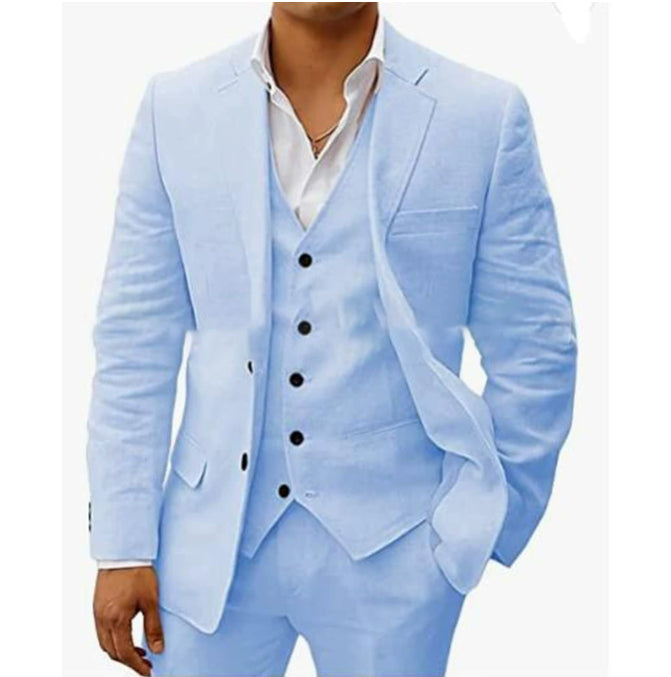 Men's Slim Fit Business Banquet Suit