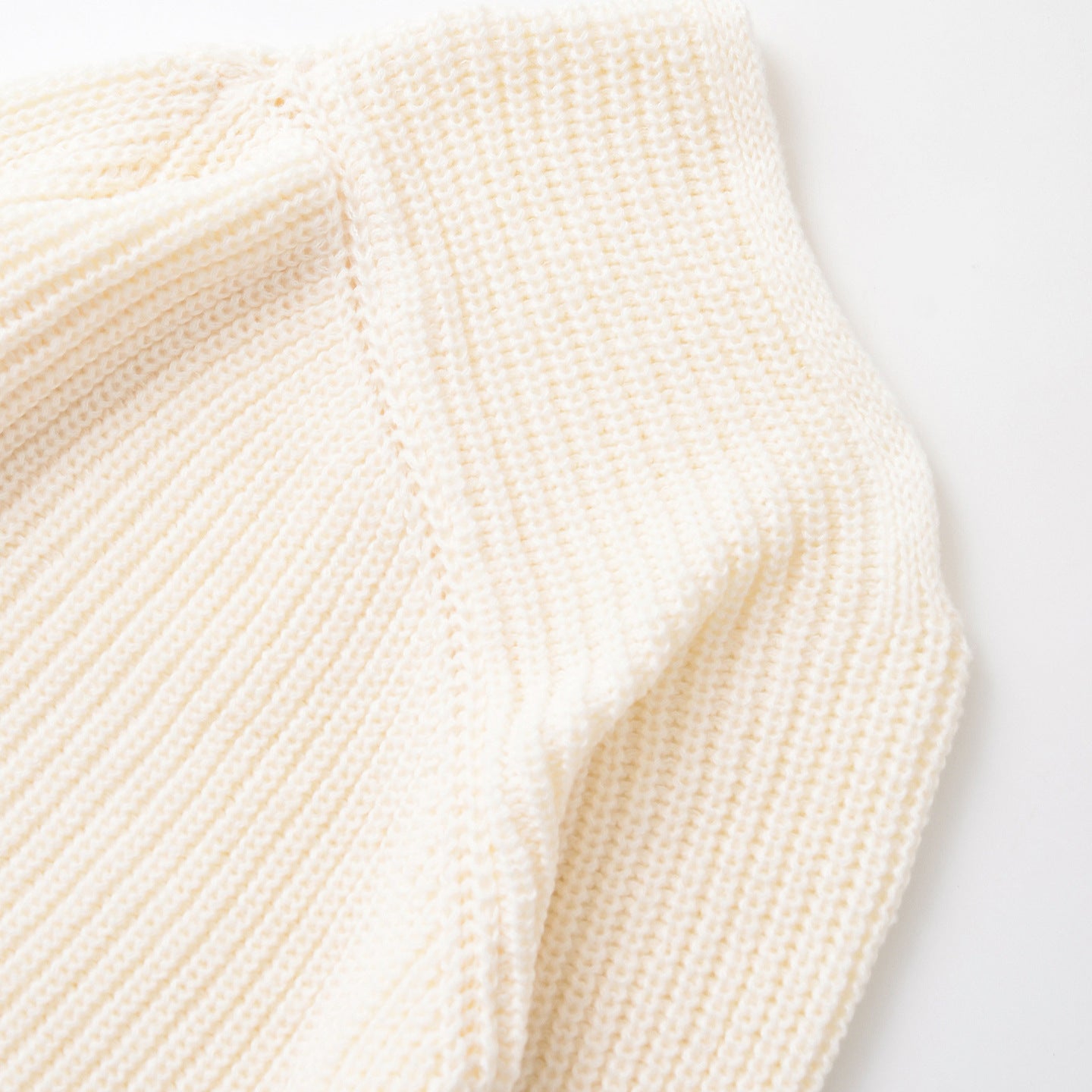 Classic Wool Blend Asymmetric Collar Sweater 4192122