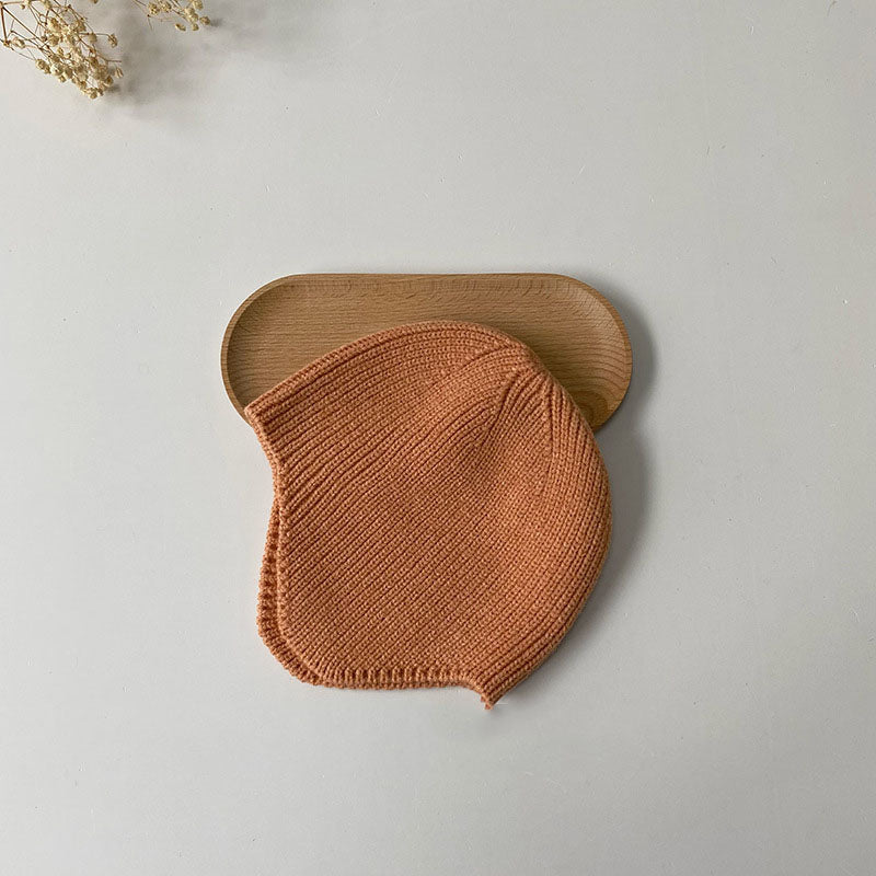 Korean Version Solid Color Children's Knitted Hat