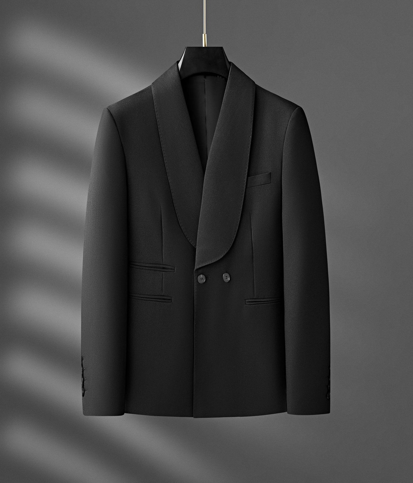 Enkel Afslappet Slank Engelsk Stil Enkeltradet Lille Blazer