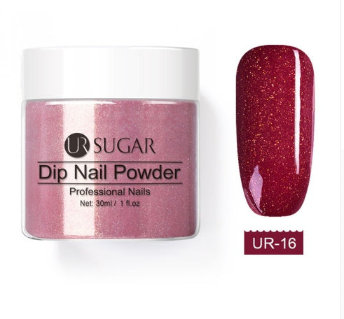 UR nail infusion powder fransk neglepudder glitter neglegødning fugtgivende pudder dyppepulver