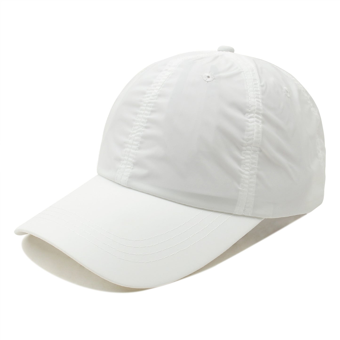 Baseball Cap Women's Outdoor Sports Cap With Hair Extensions Adjustable Quick-drying