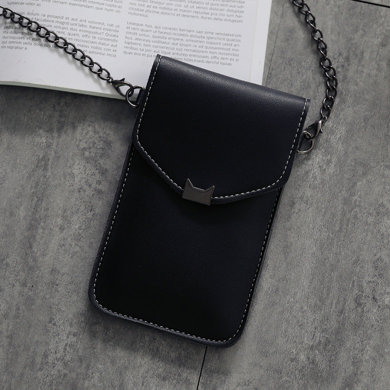 Diagonal mobile phone bag