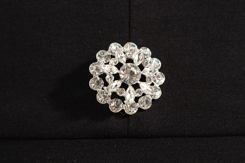 Ruffled shoulder jumpsuit