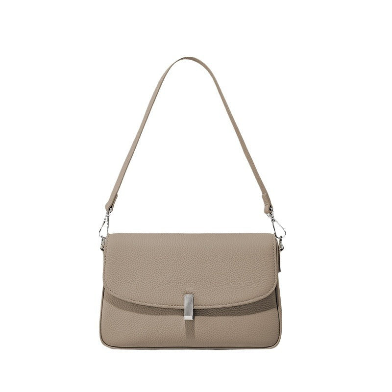 Large Capacity Genuine Leather Crossbody Bag For Women Graceful And Fashionable Genuine Cowhide