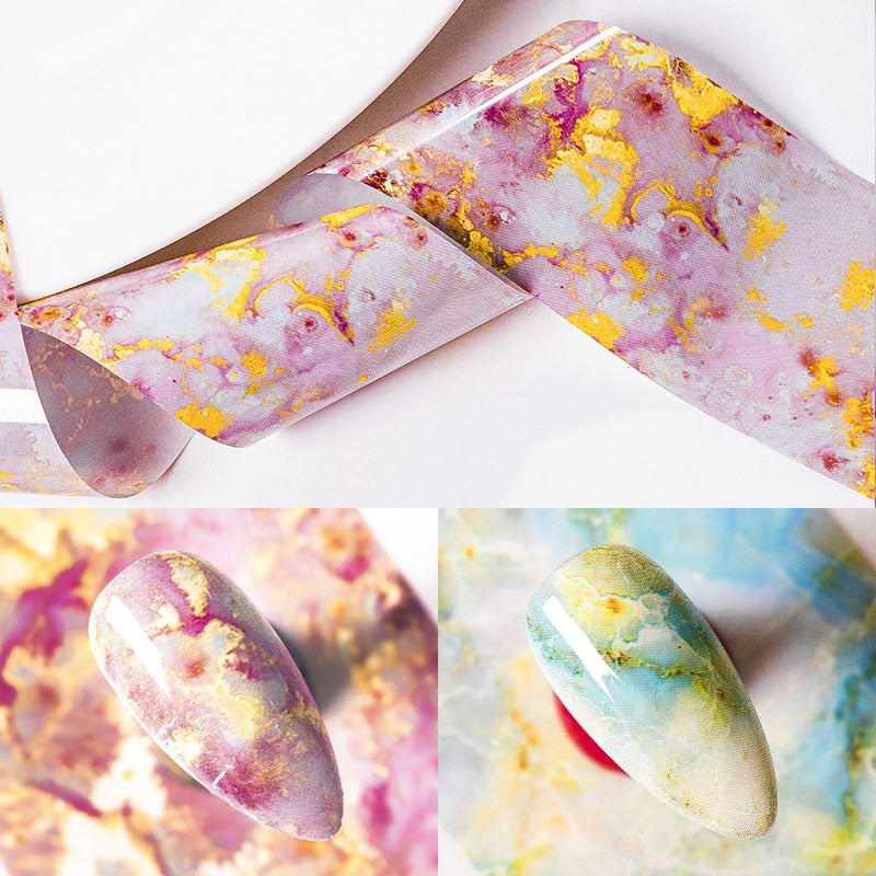 Marble Stained Starry Paper