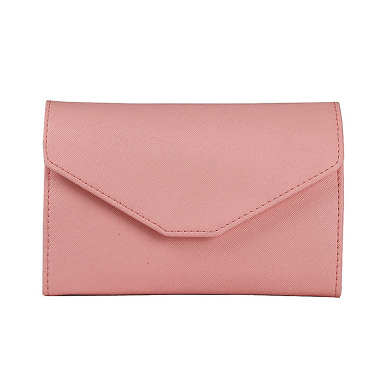 Multifunctional tri-fold PU passport bag