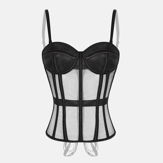 Womens Stylish Casual And Sexy Mesh Camisole