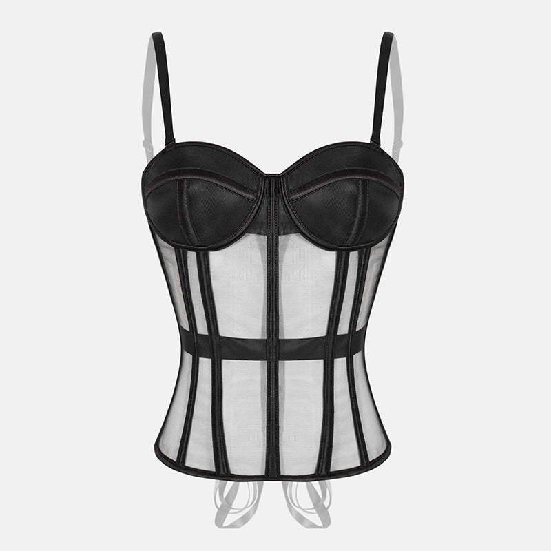 Womens Stylish Casual And Sexy Mesh Camisole