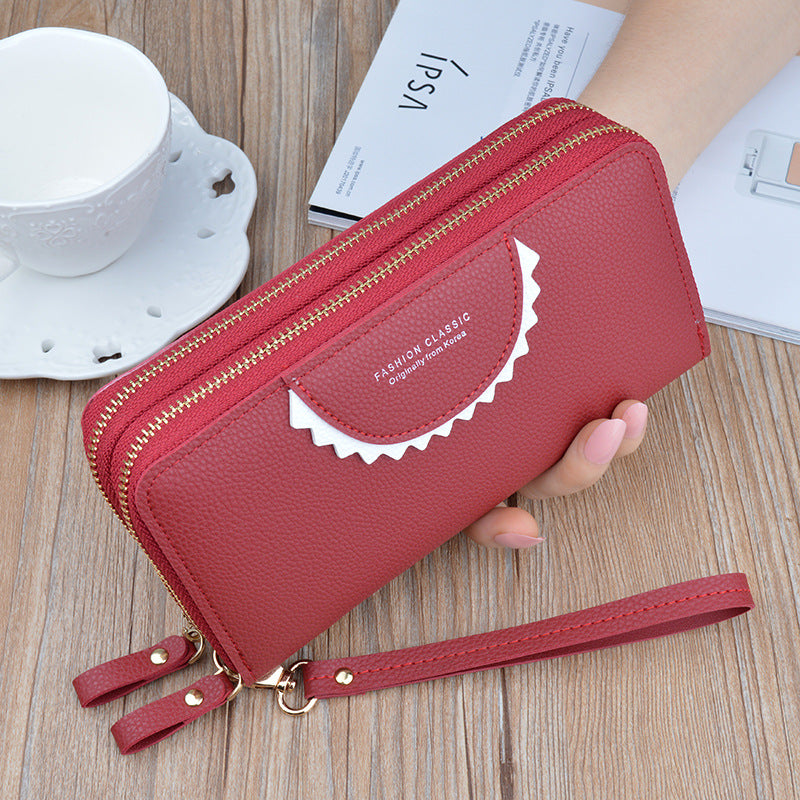 Double zip wallet