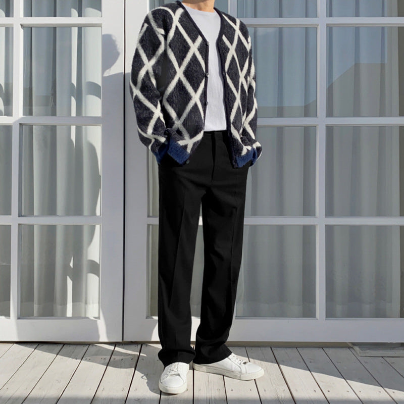 Men's  Loose Casual Loose Knitted Cardigan