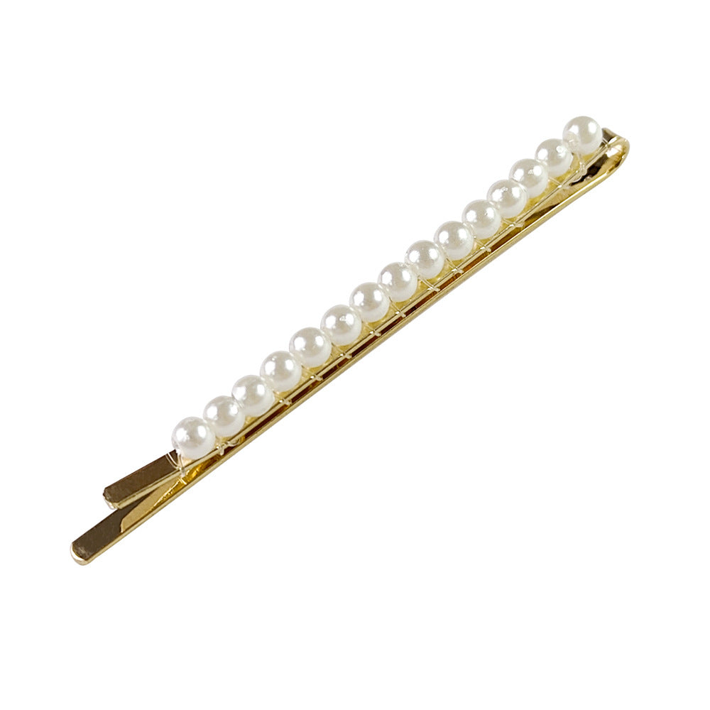 Hair Accessories Pearl Barrettes Updo BB Clip Shredded Hairpin Fishing Thread Hand-woven Hair Clip Bang Side Clip
