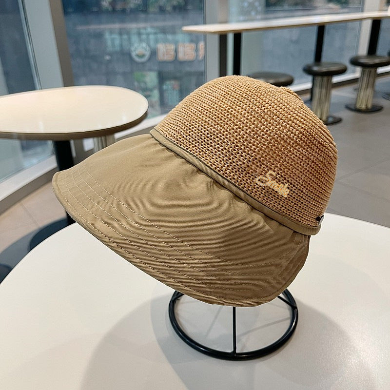 Summer Women's Peaked Cap Sun Protection Transparent Sun Hat
