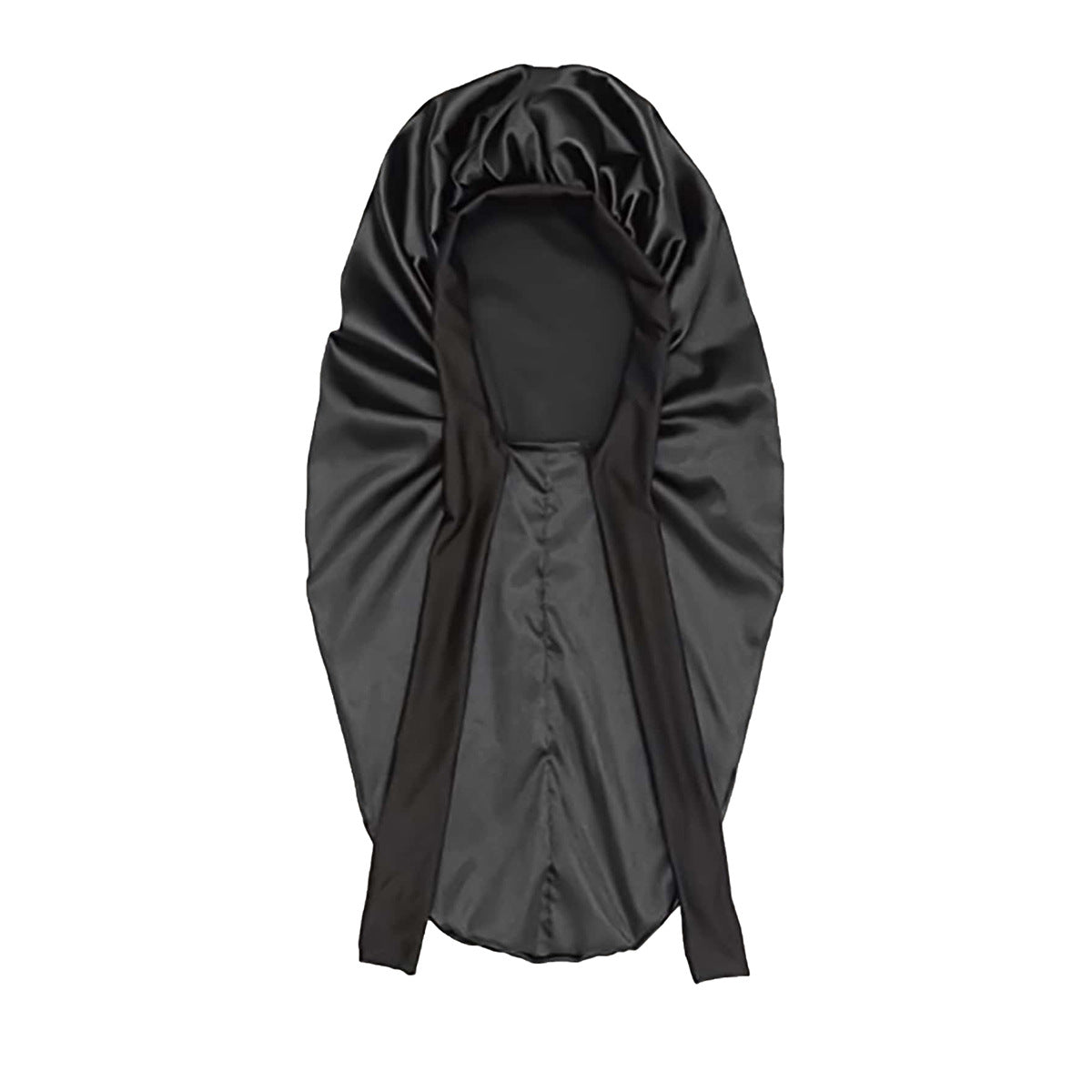 Bow Long Tail Nightcap High Elastic Women's Satin Toupee Long Ribbon Shower Cap