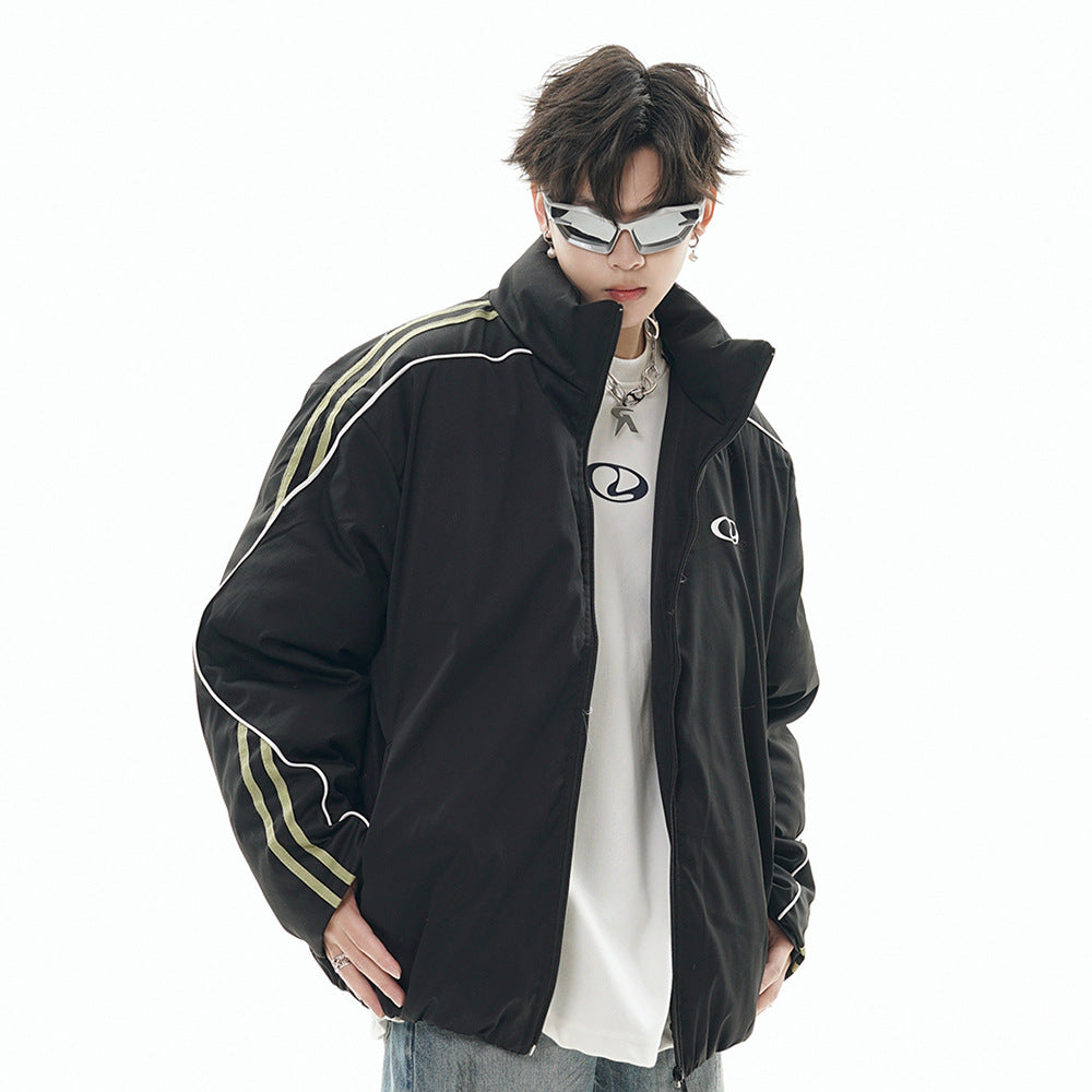 Trendy Brand Winter Bread Cotton-padded Coat For Men