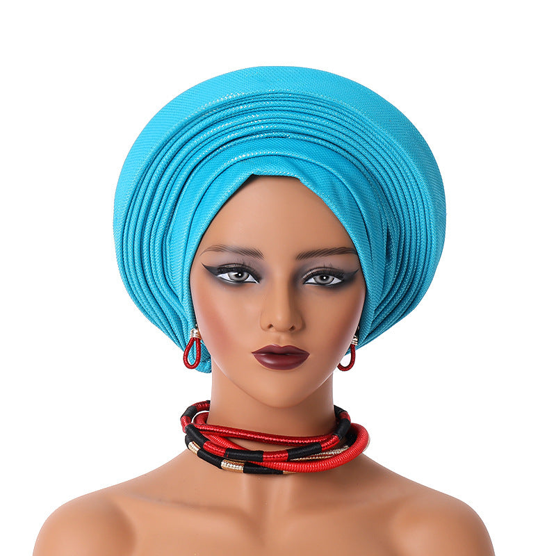 Heavy Industry Bright Silk Laminated Bandage Party Toque
