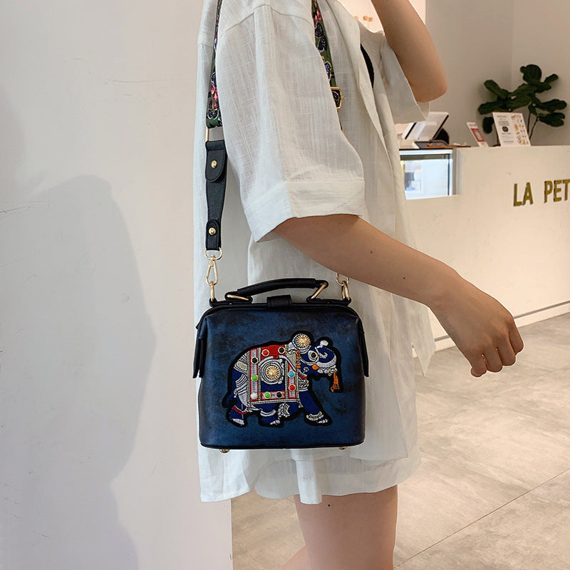 Korean Style Versatile Wide-strap Crossbody Bag