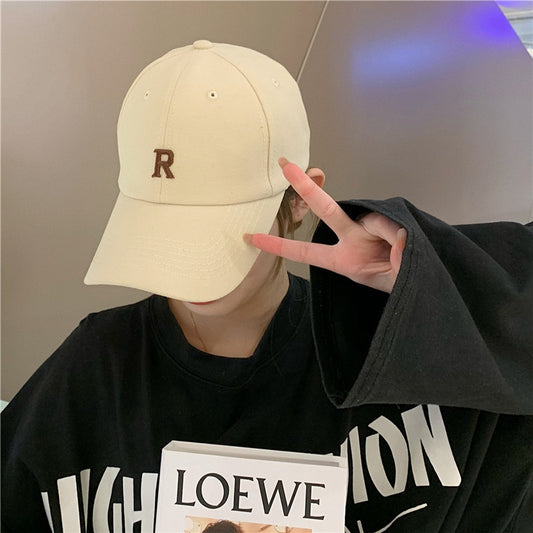 Beige Kasket Dame Forår Og Sommer Tynd Koreansk Stil