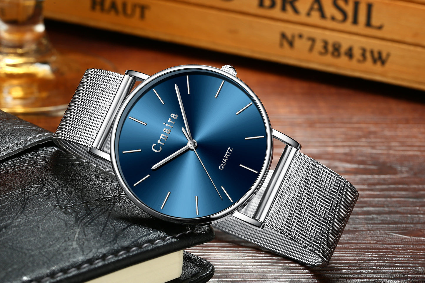 Men's Quartz Fashion Waterproof Simple Watch