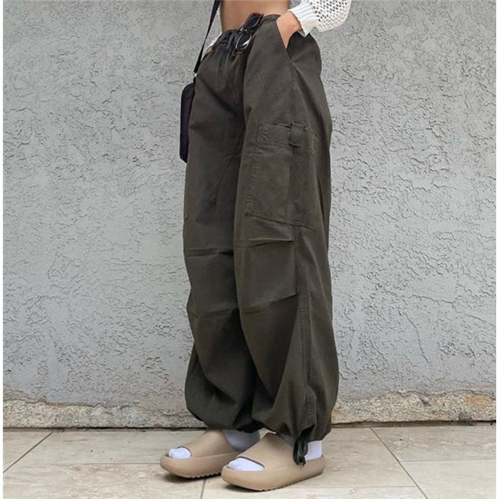 Women's Wide Leg Loose Overalls Casual Pants
