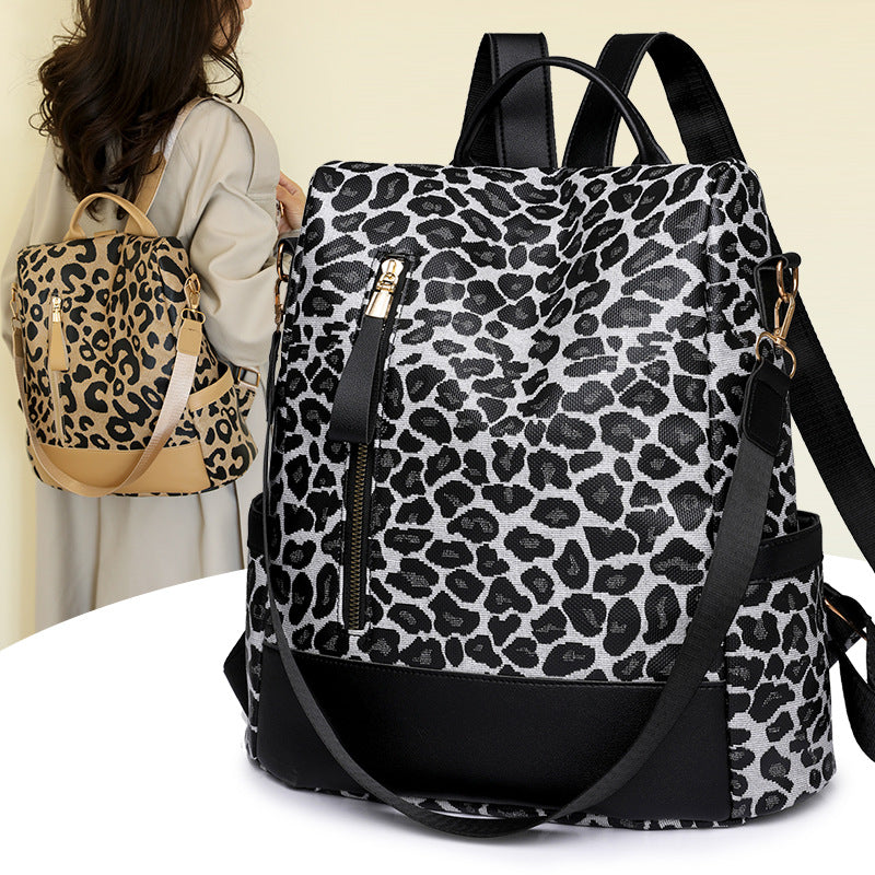 Simple Leisure Travel Large Capacity Soft Leather Shoulder Bag For Women