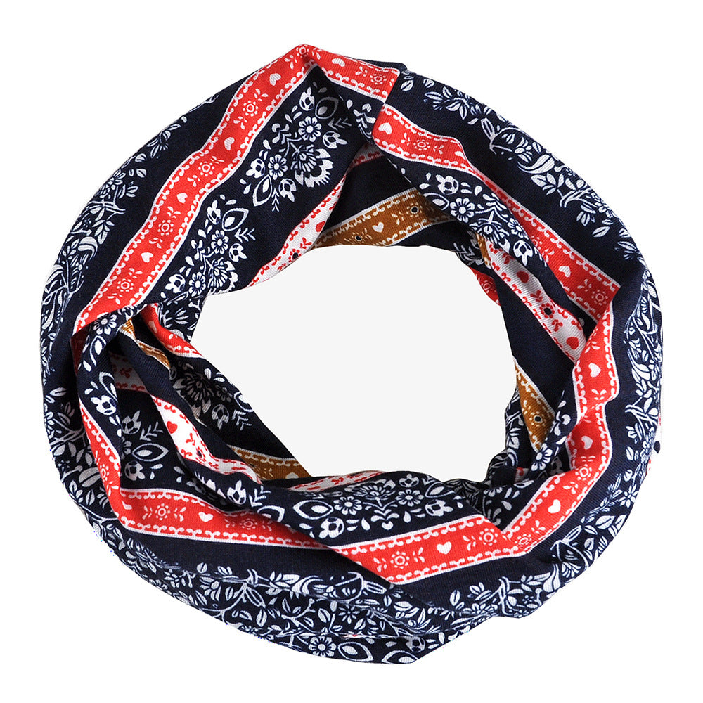 Knitted Cotton Printed Fashion Korean Version Windproof Baotou Maternity Maternity Hat