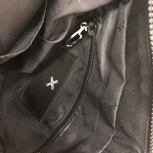Embroidered Cross Lettering Shoulder Bag