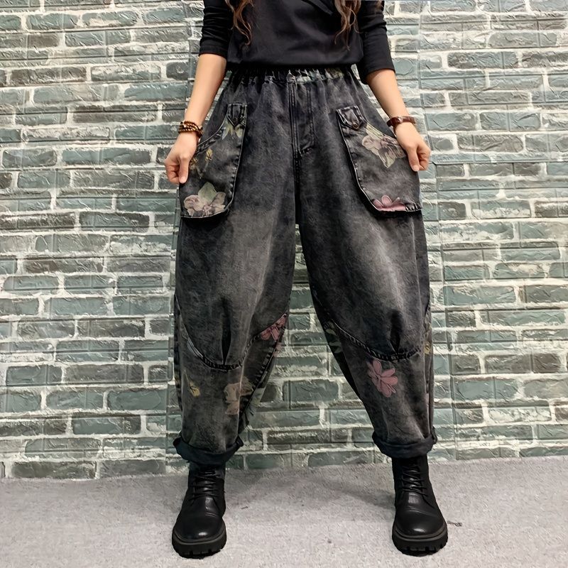 Spring New Arrival Fashionable Printed Jeans