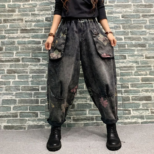 Spring New Arrival Fashionable Printed Jeans