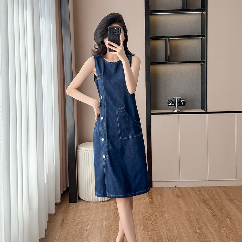 Loose-fitting Straight-cut Dress