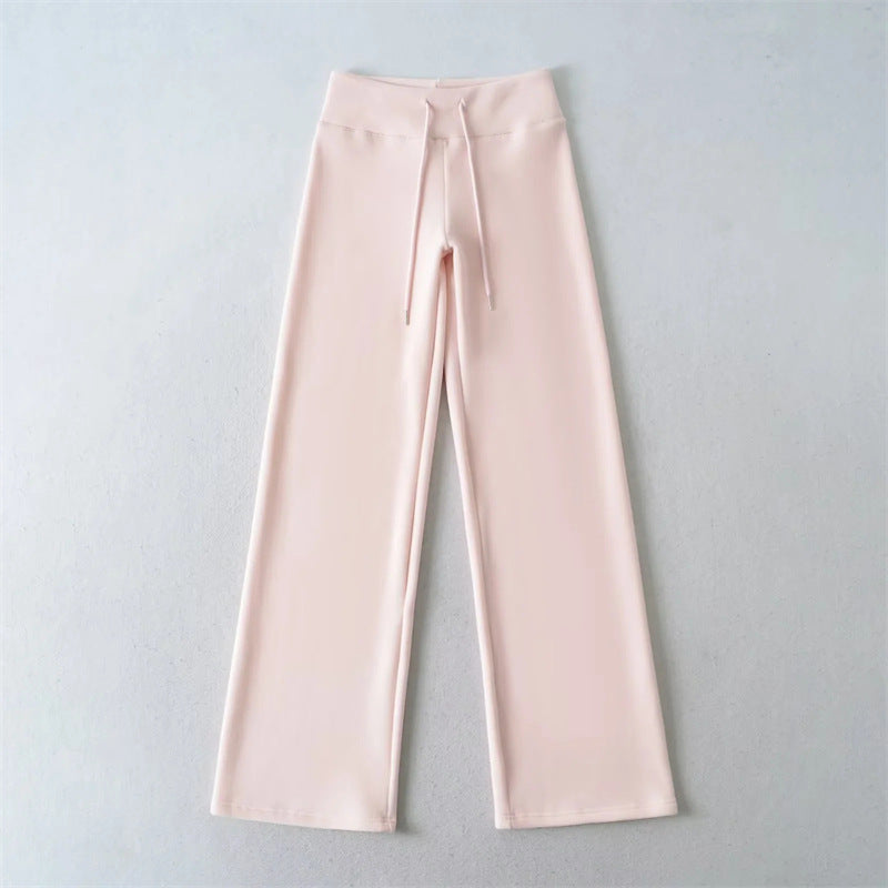 New Winter Fleece-lined, Extra-thick Warm Casual Straight-leg Pants