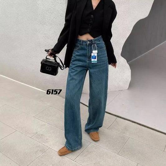 Cotton Giant Look Lige Ben Høj Talje Jeans