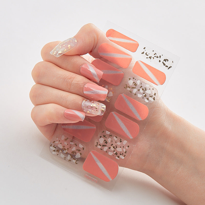 Women's Personalized Gilding Nail Stickers